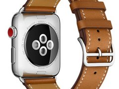 Curea iUni compatibila cu Apple Watch 1/2/3/4/5/6/7, 38mm, Single Tour, Piele, Maro